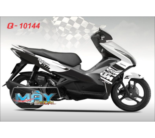 Q 10144 air blade duke ktm duke trang den black white honda