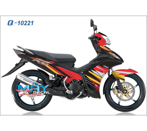 Q 10221 ex elf den do vang duong net line red black yellow