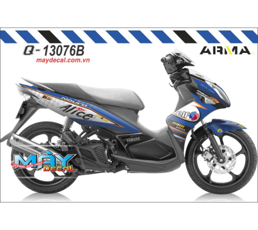 Q 13076 B NO 4 TRANG XANH GP ALICE EFI WHITE BLUE