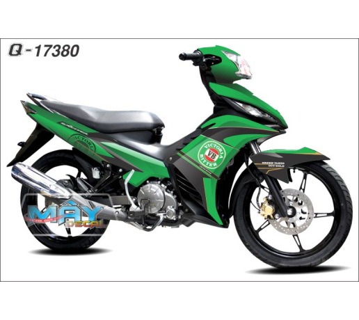 Q 17380 EXCITER 11 xanh la victoria bitterlogo den green black