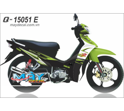 Q 15051 E SIRIUS chu hayabusa trang white xanh z1000 kawa green duong net line