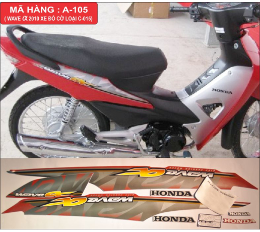 A-105 WAVE ALPHA 2010 XE DO CO LOAI  C-015