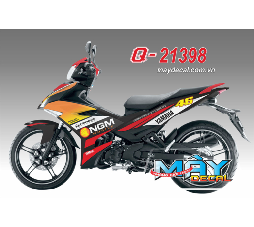 Q 21398 EX 150 NGM red do trang white den black 46 mobile forward 