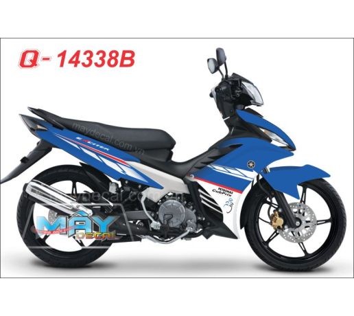 Q 14338B - EX 2011 tem roi duong net line soc yamaha trang white xanh gp blue tem roi tem dau