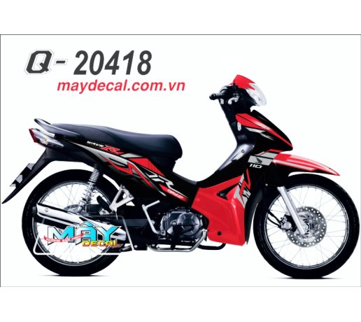 Q 20418 WAVE S 2012 do red den black r 110 pgm  net line