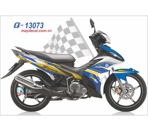 Q 13073 exciter co dua caro xanh vang trang gp blue yellow white super goldbet