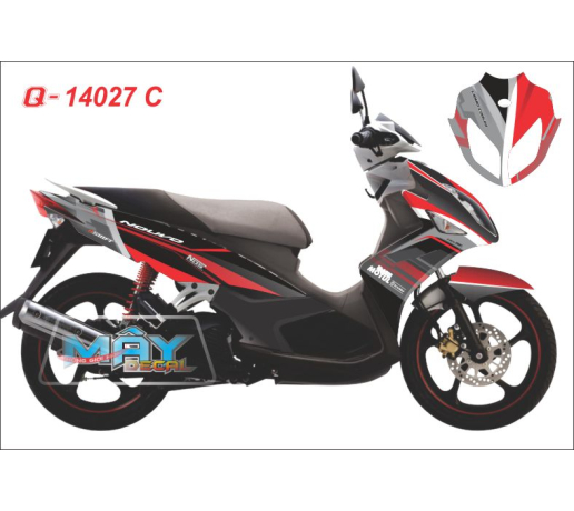 Q 14027 C NOUVO motul shift nos do den xam red black gray
