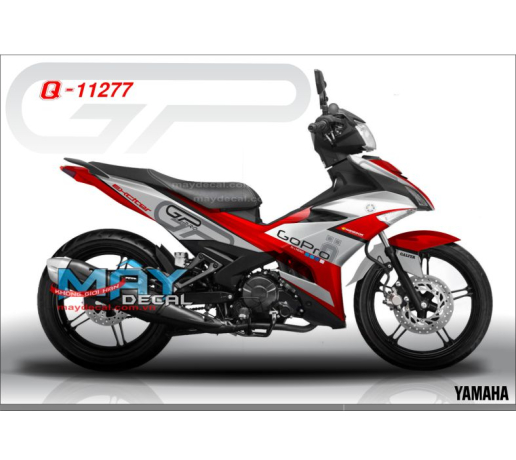 Q 11277 EX 150 GO PRO do trang red white logo gp