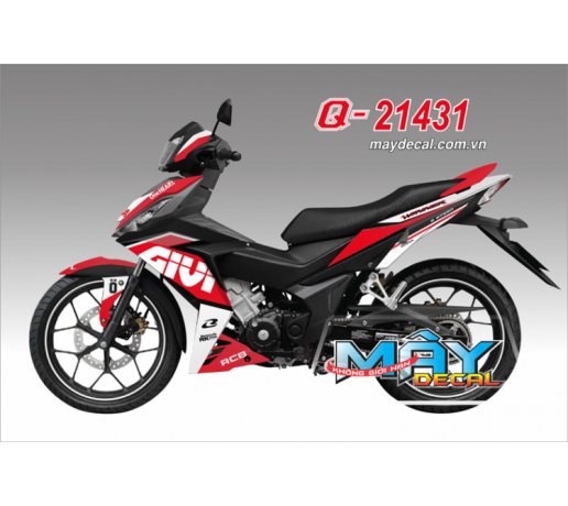Q 21431 WINNER 150 GIVI do red den black trang white oneheart rcb o