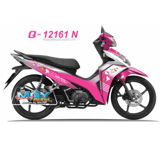 Q 12161 N - WAVE RSX 2012 HELLO KITTY meo cat hoat hinh nhat ban japan cartoon xmash