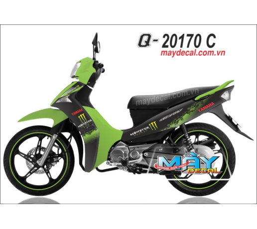 Q 20170 C SI FI xanh kawa den black green monster cham dau vet mong tau quy cao	
