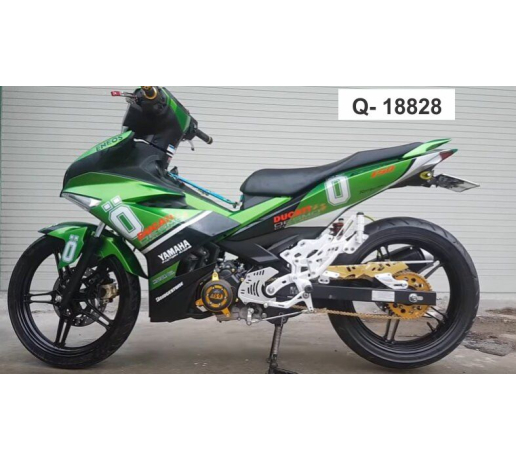 Q- 18828 EXCITER 150 OHLINS DUCATI XANH LA DEN BAC