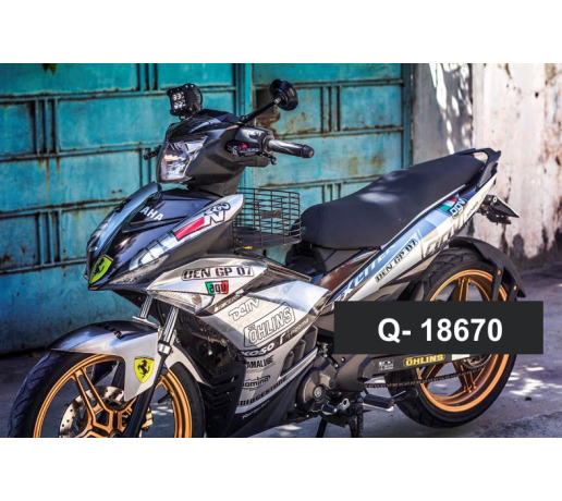Q- 18670 EXCITER 150 AGV TRANG DEN BAC