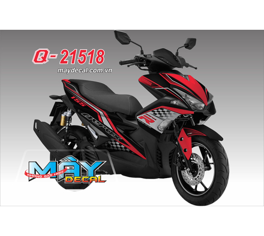Q 21518 NVX 155 NEW r aerax caro do red den black 