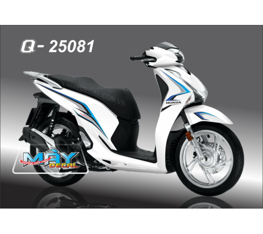 Q 25081 - SH 2017 trang white den black xanh blue  xam gray chi line
