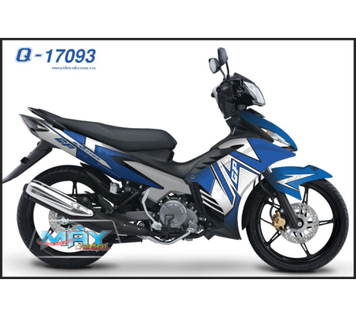 Q 17093 EX 2011, xanh gp trang white blue, duong net air brush