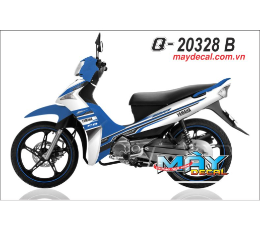Q 20328 SI FI xanh gp trang blue white tem roi logo zin long