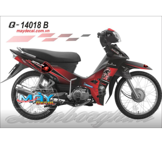 Q 14018 B sirius  do den, lamboghini bo cow red black