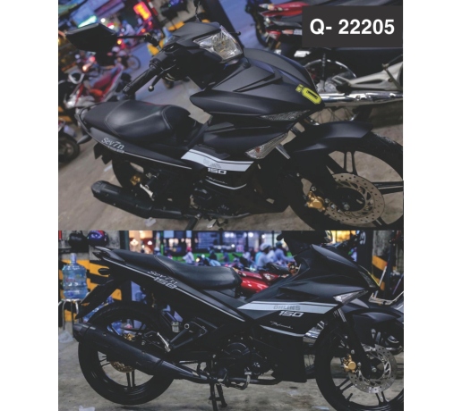 Q- 22205  EXCITER 2015 TEM CHI TRANG DEN