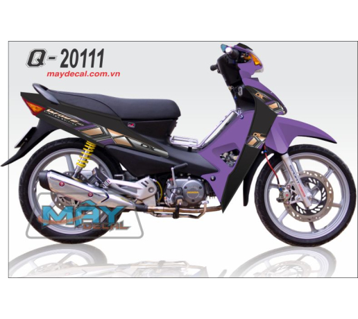 Q 20111 Wave tim purple den black vang dong duong net line