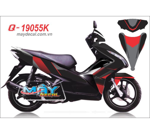 Q 19055K - AB 2013  do red den black duong net 3d line phoi mau