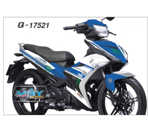 Q 17521 EXCITER 150 xanh gp trang white blue monster dau vet mong tay quy cao