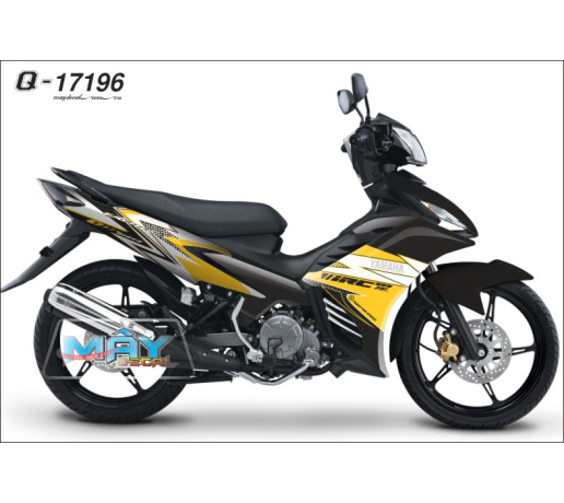 Q 17196 EXCIER VANG DEN yellow black irc caro cham duong net line 