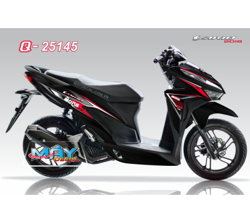 Q 25145 - VARIO 2018 do red den black trang white motul  
