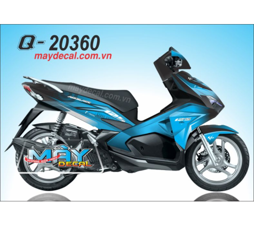 Q 20360 AB 2016 den black xanh blue trang white 125 rizoma soc ohlins 