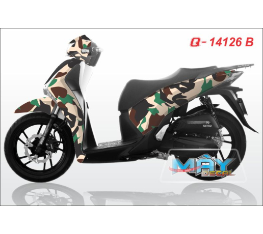 Q 14126 B - SH 2013 VN ran ri ao linh nau trang xanh la green brow white do doi