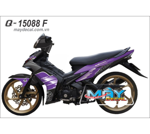 Q 15088 F EXCITER tim purple den black ABMC lamboghini dong ho soc duong net