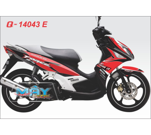 Q 14043 E No force ride it motul do den red black