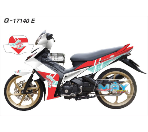 Q 17140 E exciter 2010 liverpool do trang red black cau bac bo bong da banh clb club football sport 