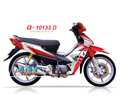 Q 10133 D - WAVE exedy duong net line badboy motul logo trang xanh gp blue white