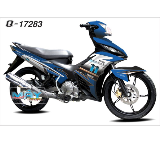 Q 17283 EXCITER duong net so 11 trang xanh gp whit blue vang dong cooper