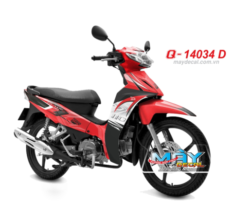 Q 14034 D - Blade 110 xanh gp trang blue white 135 soc duong net line
