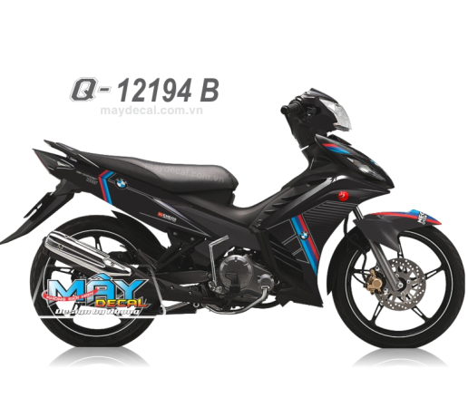 Q 12194 B - Ex 2011 BMW logo black soc do xanh duong gp blue den red