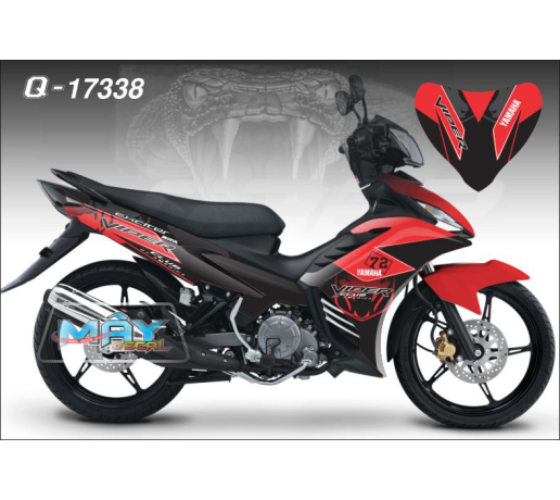Q 17338 EXCITER viper logo do den black red