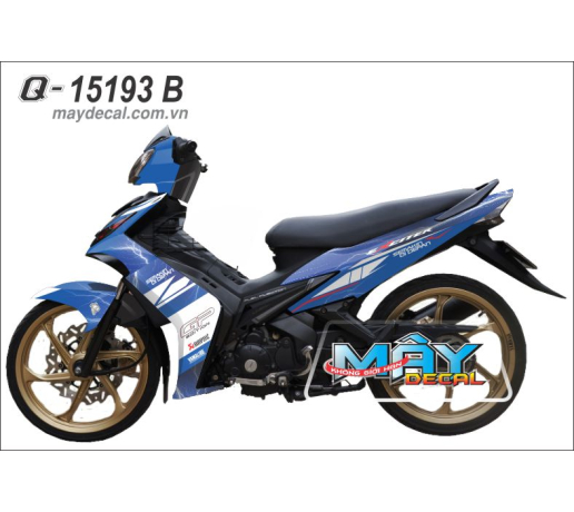 Q 15193 B  exciter sam set tia chop xanh gp trang white blue semakin di depan