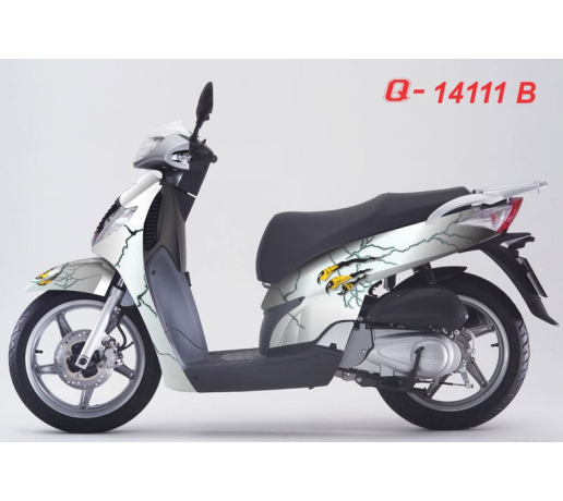 Q 14111 B - SH 2008 mong vuot, vet nut, trang white, xe dan tem decal trang tri