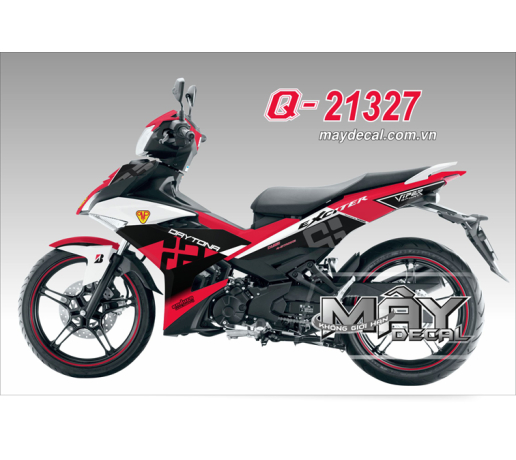 Q 21327 EX 150 den black trang white do red xam gray vang yellow b viper diasil enduro daytona 