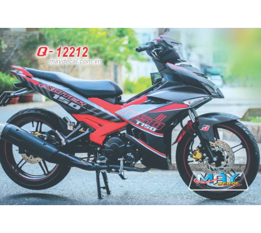 Q 12212 EX T 150 XMASK (GOC) den black do red xam gray t150 soc ngang bridgestone 