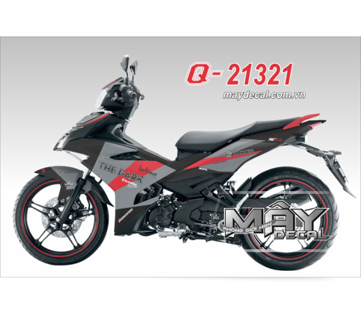 Q 21321 EX 150 den black xam gray do red  trang white leovince the dark brembo motul ban tay bridges
