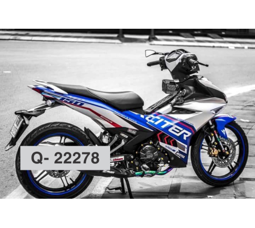 Q- 22278  EXCITER  XANH BAC