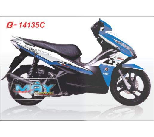 Q 14135 C - AB 2013 trang xanh gp white blue brembo giui dirt rider