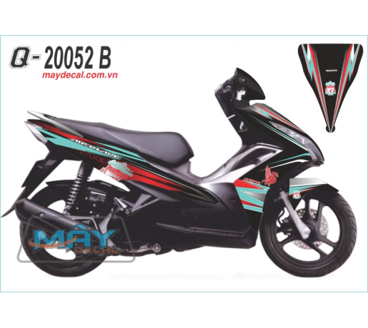Q 20052 B air blade liverpol den black xanh la do red chim bong da banh football cau lac bo the thao