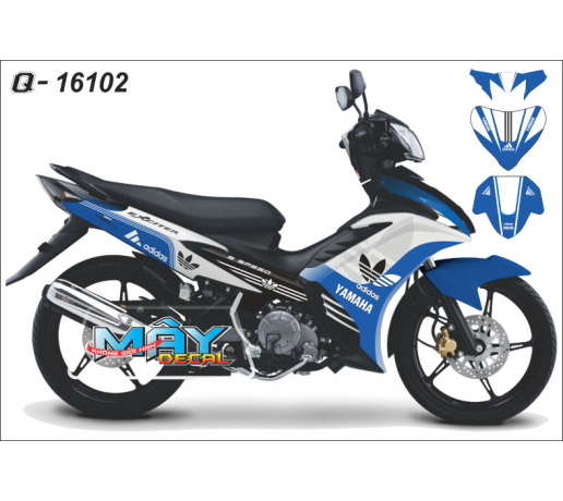 Q 16102 EX 2011 xanh trang gp addidas 5speed  soc sport