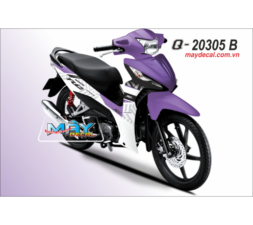 Q 20305 B WAVE RSX 2014 tim trang white purple duong net line rc tem roi