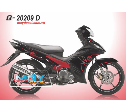 Q 20209 D EX 2011 do den black red hinh tron new version cycal	