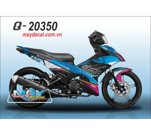 Q 20350 EX 150 den black hong pink trang white xam gray vang yellow crg cham bui 